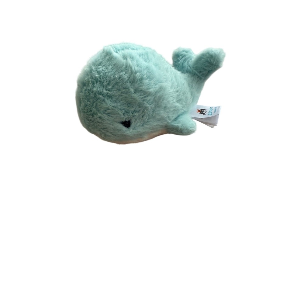 Jellycat Blue Whale Plush Small 5.5" Aqua Sea Creature Stuffed Animal Soft Toy